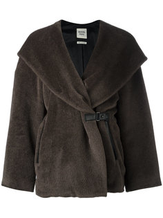 меховое пальто из шерсти ягненка Hermès Vintage