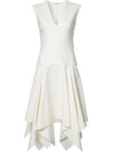 асимметричное платье с V-образным вырезом Derek Lam 10 Crosby