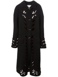 удлиненное пальто с вырезными деталями Christian Dior Vintage