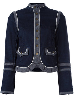 приталенный джинсовый пиджак Jean Paul Gaultier Vintage