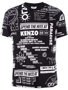 футболка Flyers с принтом Kenzo