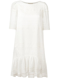 платье с ажурной окантовкой Saint Laurent