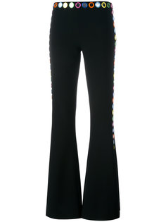 декорированные расклешенные брюки Moschino
