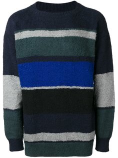 свитер дизайна "колор-блок" Sacai