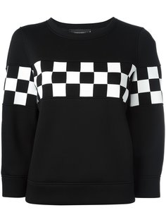 толстовка с клетчатой отделкой Dsquared2