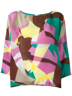 блузка с абстрактным узором M Missoni