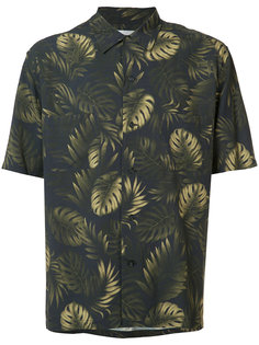 рубашка с лиственным принтом Vince