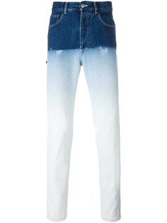 джинсы с линялым узором  Christopher Shannon