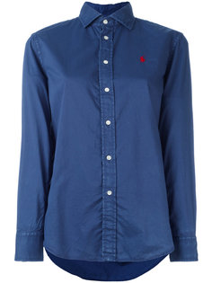 рубашка с вышивкой логотипа Polo Ralph Lauren