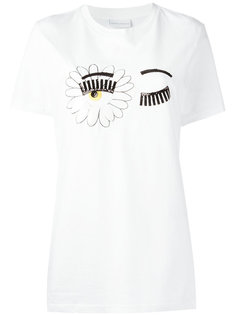 футболка с принтом глаз Chiara Ferragni
