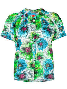прозрачная блузка с цветочным узором Ultràchic