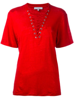 топ с вырезом на шнуровке Iro