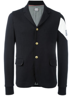 пиджак с контрастной панелью на рукаве Moncler Gamme Bleu