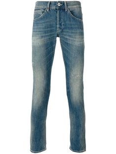 джинсы скинни с подворотами Dondup