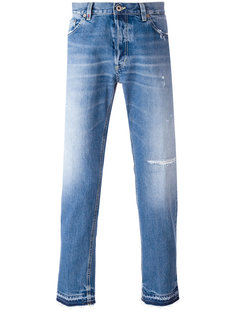джинсы с необработанным подолом Dondup