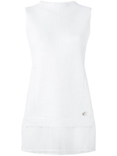многослойный топ в рубчик Versace Jeans