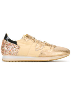 кроссовки с блестящими панелями Philippe Model