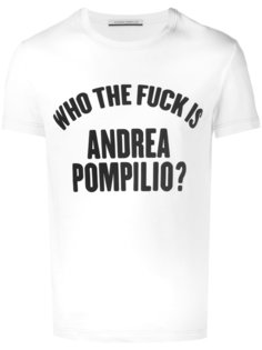 футболка who the fuck is  Andrea Pompilio