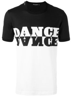 футболка с принтом dance Dolce & Gabbana