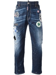джинсы Workwear с нашивками Dsquared2