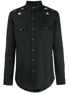 рубашка с принтом звезд Saint Laurent