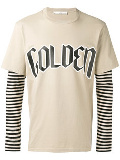 многослойный топ с рукавами в полоску Golden Goose Deluxe Brand