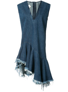 джинсовое платье с V-образным вырезом Marquesalmeida Marquesalmeida