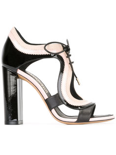 босоножки на шнуровке Salvatore Ferragamo