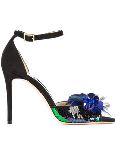 декорированные туфли с ремешком на щиколотке Jimmy Choo
