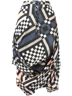 юбка с геометрическим принтом Vivienne Westwood