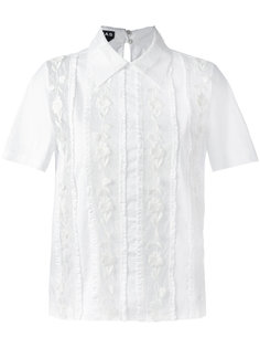 прозрачная кружевная блузка Rochas
