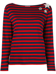 джемпер с вышивкой Saint Laurent