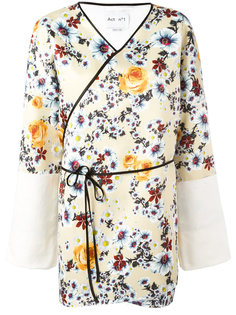 пиджак-кимоно с цветочным принтом Act N°1