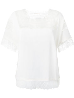 блузка с кружевом Ermanno Scervino