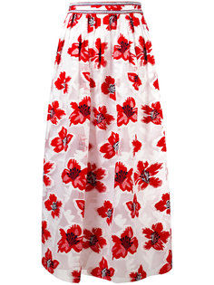 юбка с цветочным принтом Tory Burch