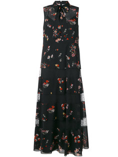платье-рубашка с цветочным узором Red Valentino