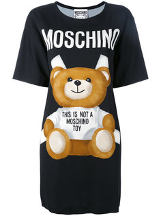 платье-футболка с принтом Moschino