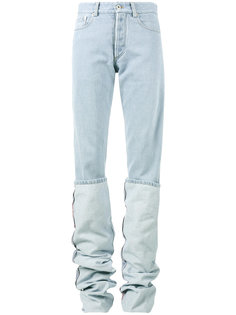 джинсы с крупными отворотами Y / Project