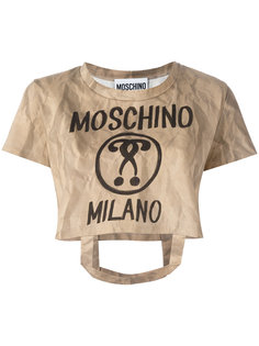 футболка с ручкой от сумки Moschino