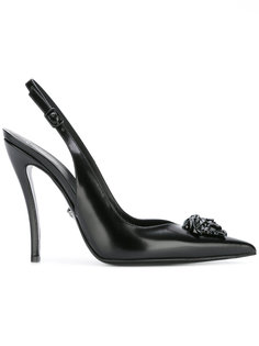 туфли-лодочки Medusa Head с открытой пяткой Versace