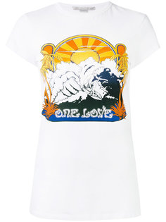 футболка с принтом One Love Stella McCartney