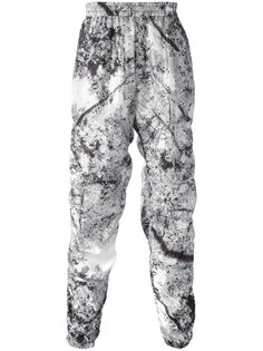 спортивные брюки с мраморным узором MSGM