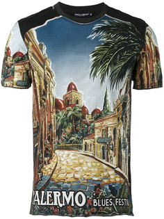 футболка с рисунком Palermo Dolce & Gabbana