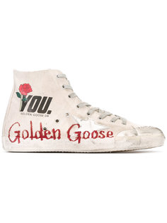 кеды на шнуровке с принтом логотипа Golden Goose Deluxe Brand