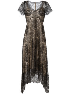 кружевное платье с вышивкой Plein Sud