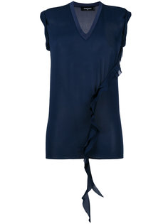 топ с оборками Dsquared2