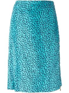 юбка с леопардовым рисунком Versace Vintage
