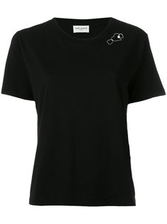 футболка с логотипом Saint Laurent