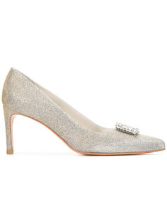 декорированные туфли с пряжками Stuart Weitzman