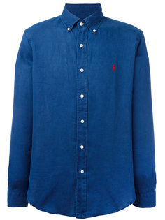джинсовая рубашка с вышитым логотипом Polo Ralph Lauren